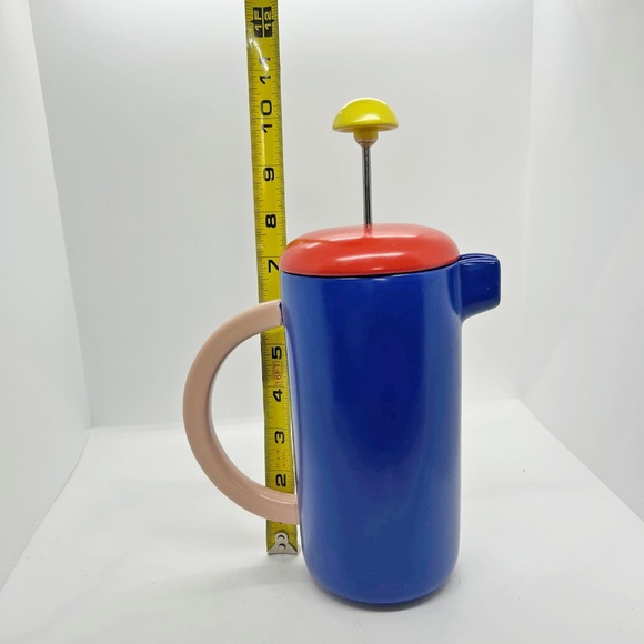 OUI Postmodern style coffee set French Press, 2 Mugs, Sugarbowl - Picture 5 of 13